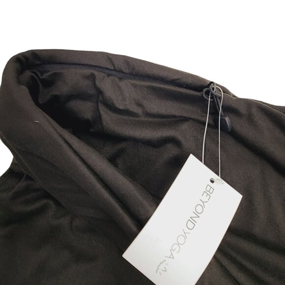 NWT Beyond‎ Yoga Infinity Scarf Black Hidden Zipper Pocket For Women - Picture 9 of 11